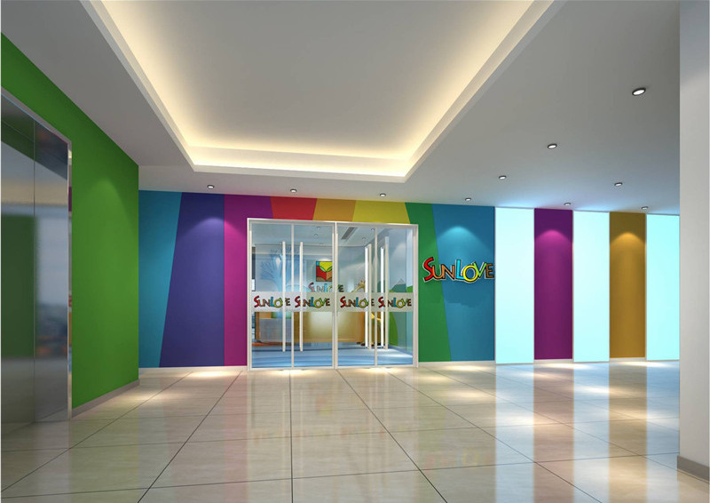 浦東張江850平企業(yè)展廳設計裝修效果-第2張圖片-上海古都建筑設計集團