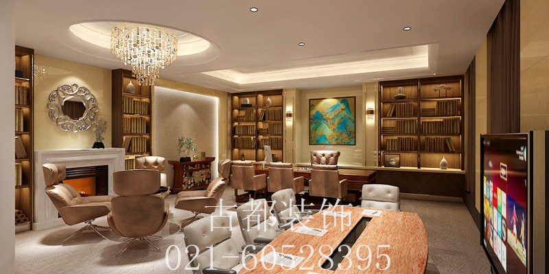 上海浦東新區(qū)陸家嘴德匯集團辦公室裝修效果-第4張圖片-上海古都建筑設計集團