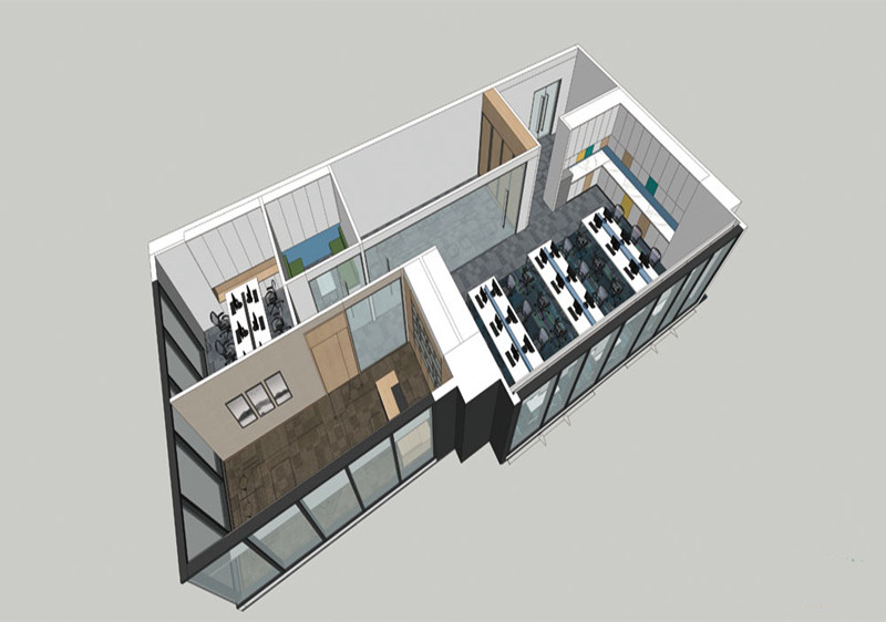 350平米兒童用品公司辦公空間設(shè)計-第5張圖片-上海古都建筑設(shè)計集團(tuán)