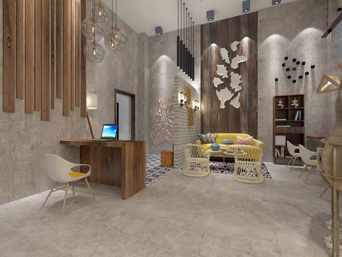 浦東室內(nèi)設(shè)計(jì)辦公室裝修效果圖-第3張圖片-上海古都建筑設(shè)計(jì)集團(tuán)