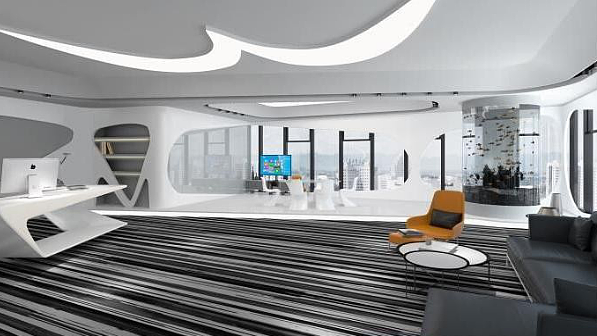 寶山區(qū)人力資源公司辦公室裝修設(shè)計-第2張圖片-上海古都建筑設(shè)計集團