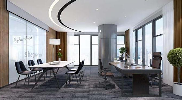 寶山區(qū)人力資源公司辦公室裝修設(shè)計-第1張圖片-上海古都建筑設(shè)計集團