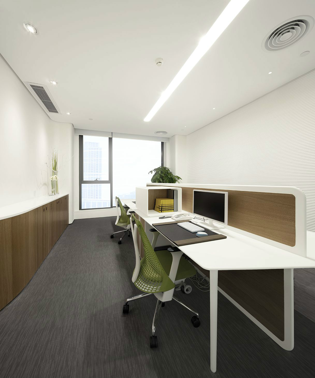 上海辦公室裝修高采光設(shè)計效果圖-第5張圖片-上海古都建筑設(shè)計集團