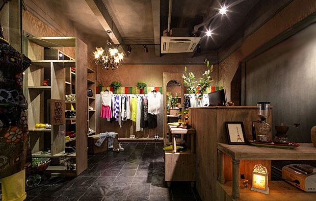 復(fù)古服裝店裝修設(shè)計效果圖-第3張圖片-上海古都建筑設(shè)計集團