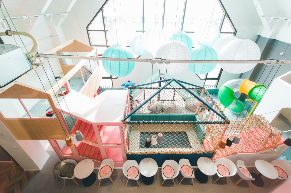 簡約溫馨親子會所裝修設(shè)計-第6張圖片-上海古都建筑設(shè)計集團(tuán)