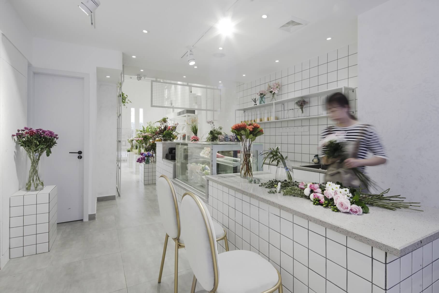 清新簡約花藝店裝修設(shè)計(jì)-第4張圖片-上海古都建筑設(shè)計(jì)集團(tuán)