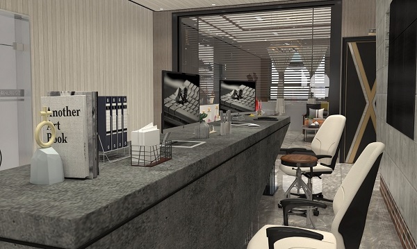 現(xiàn)代時尚簡約辦公室裝修設計-第3張圖片-上海古都建筑設計集團 現(xiàn)代時尚簡約辦公室裝修設計-第3張圖片-上海古都建筑設計集團