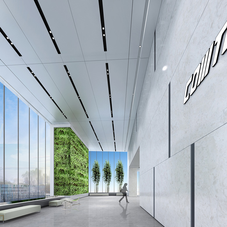 國際科技大廈辦公樓設(shè)計效果-第3張圖片-上海古都建筑設(shè)計集團(tuán)