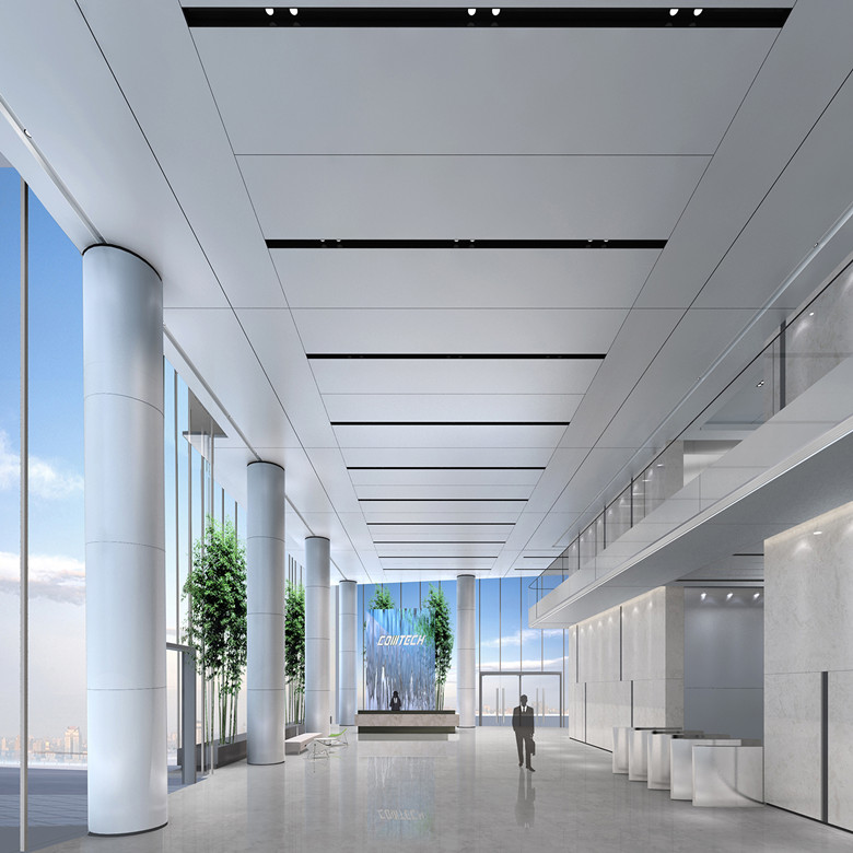 國際科技大廈辦公樓設(shè)計效果-第2張圖片-上海古都建筑設(shè)計集團(tuán)